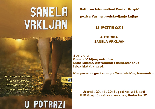 Sanela Vrkljan pozivnica